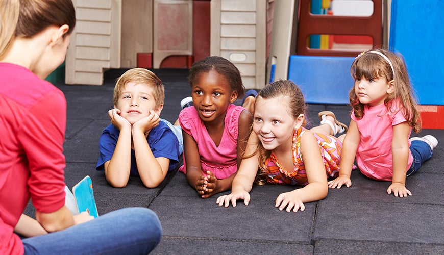 children at storytime