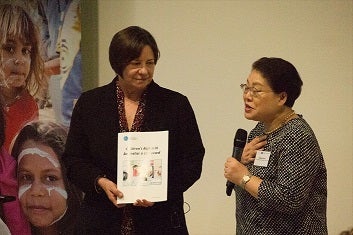 National Children's Commissioner with Mikiko Otani, member of the Committee on the Rights of the Child