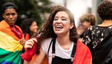 teens at LGBTI event